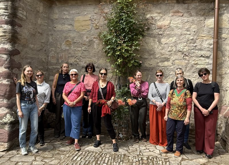 Die Regionalgruppe Leipzig beim Sommerausflug 2026 in Sangerhausen (c) Privat